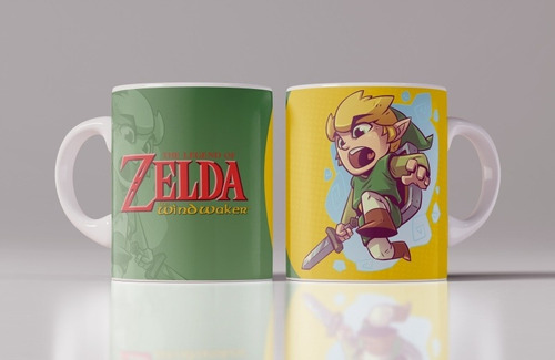 Taza Personalizada Zelda | Gamer Animado Calidad Premium 