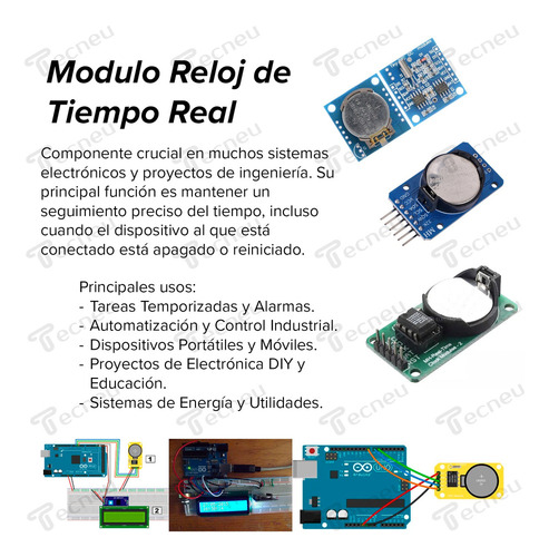 ' 5 Piezas De Modulo Reloj De Tiempo Real Ds3231 Rtc Con