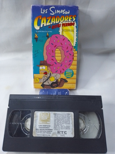 Peliculas Vhs De Los Simpson Bart Wars Mejores Exitos Etc. (Usado)