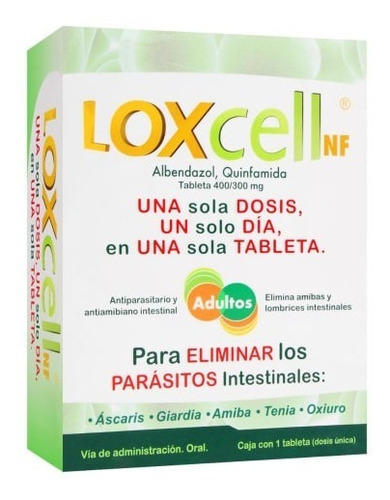 Loxcell Adulto Nf 400/300 Mg Caja 1 Tableta