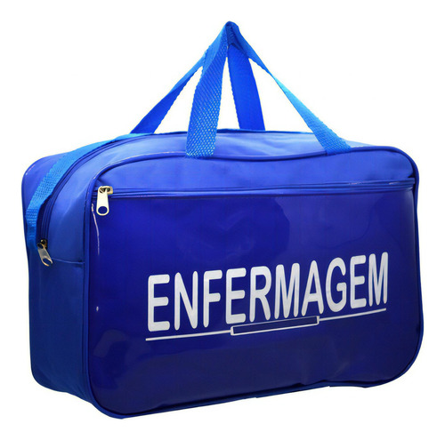 Bolsa Enfermagem Academica Estagio Personalizada Cor AZUL ENFERMAGEM