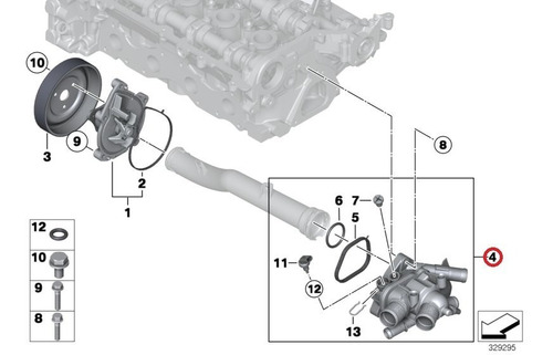 Termostato Con Toma Mini Cooper 2011-2016 S Y Normal Vika