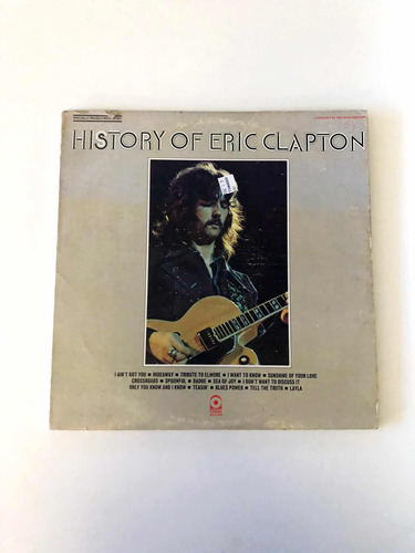 Vinilo Lp Eric Clapton - History Of Eric Clapton