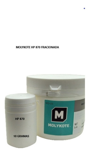 Graxa Molykote Hp 870 Fracionada 20 Gramas