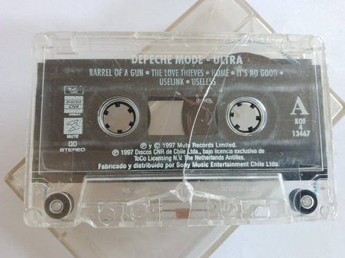 Depeche Mode Cassette Musical Sin Caratula Ver Descripcion 