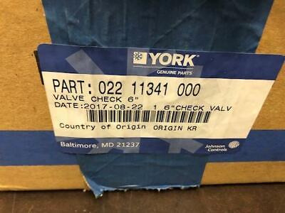 York 022 11341 000 / 02211341000 Valve Check 6 Oaa