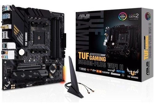 Tarjeta Madre Asus Tuf Gaming B550m-plus Wifi Ii Hdmi Dp Am4