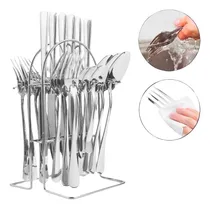 Comprar 25 Peças Faqueiro Jogo De Talheres Aço Inox Conjunto Premium