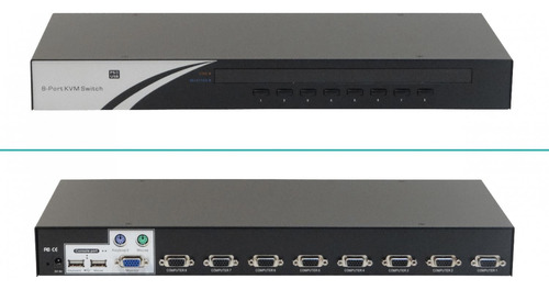 Kvm Rack 8-pc Usb/vga Para Data Center Clickbox