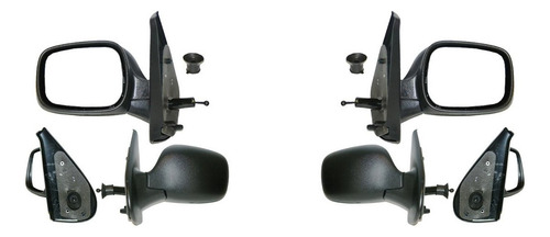 Kit X2 Espejo Manual Para Renault Kangoo 2015 2016 2017