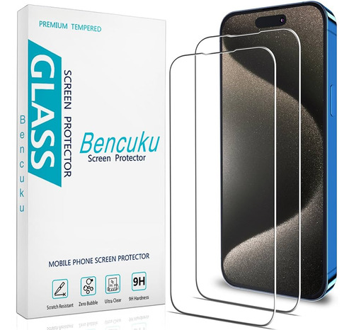 2x Mica Cristal Templado Para Iphone 16 Pro 2 Piezas