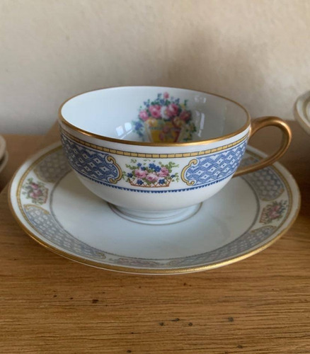 Duo De Te Porcelana Limoges