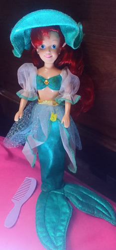 Muñeca Disney La Sirenita Marca Tyco Spring Time Ariel 1990