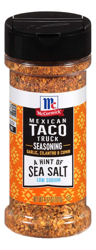 Mccormick A Hint Of Sea Salt Mexican Taco Truck Seasoning, 4