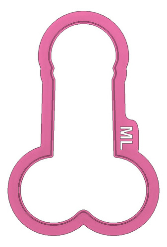 Cortador De Galleta Polla 10cm Despedida Soltera
