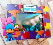 Comprar 17 Portaretratos Pocoyo Con Vidrio Foto 6x9cm Personalizados