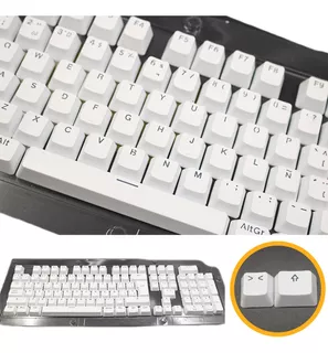 Keyboard Keycaps 105 Teclas Material Abs Español Para Juego