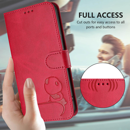 Funda Tipo Cartera Con Temática De Panda Para Cubot Note 40/p50/a10/a20/a30/max 5, Cierre Magnético, 3 Ranuras Para Tarjetas, A Prueba De Golpes