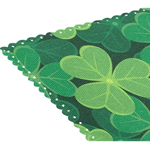 Wozo Trebol St Patrick S Dia Repisa Individual Alfombrilla