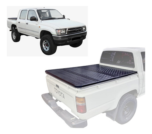 Tapa Rígida Trifold Toyota Hilux Doble Cabina 1987 Al 2000