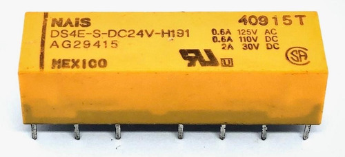 Rele Ds4e-s-dc24v-h191 Nais (ds4esdc24vh191) - Refurbished (Recondicionado)