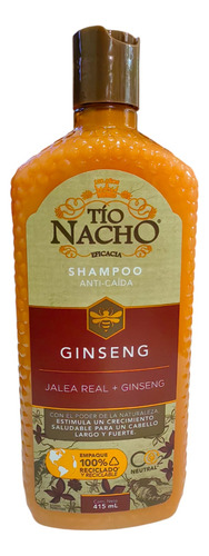Shampoo Tío Nacho Anti-caída Ginseng + Jalea Real 415 Ml