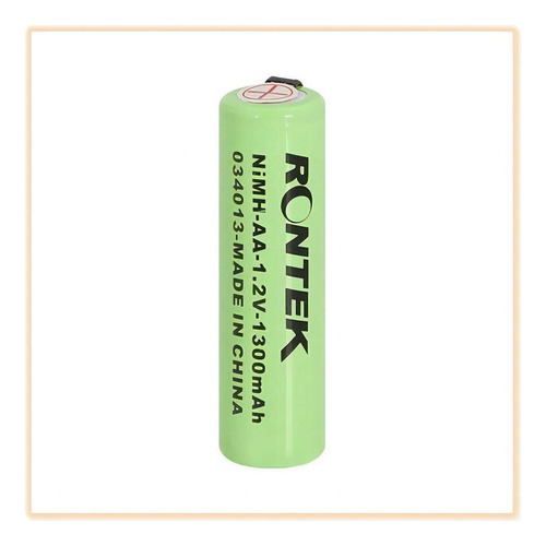 Pilha Recarregável Aa 1.2v 1300mah Com Terminal Kit C/ 4 Pç