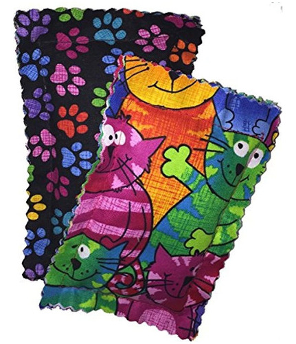 Catnip Pillows Two Pack Crazy Cat Ii Hecho A Mano En Los Est