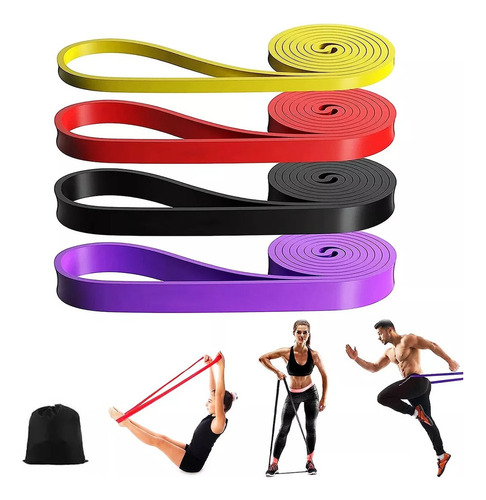 Y Bandas De Resistencia De Ejercicio Yoga Y Fitness Kit 4
