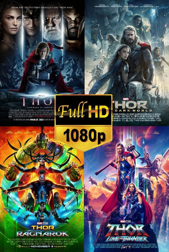 Serie De Peliculas Thor Marvel Calidad Full Hd