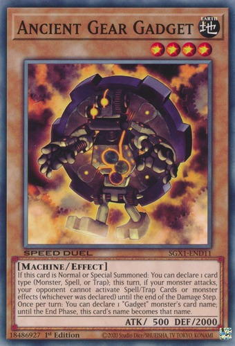 Ancient Gear Gadget (sgx1-end11) Yu-gi-oh!