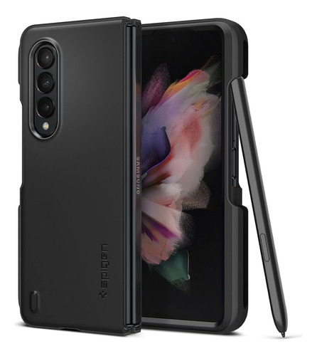 Funda Spigen Thin Fit P Galaxy Z Fold 3 - Negro