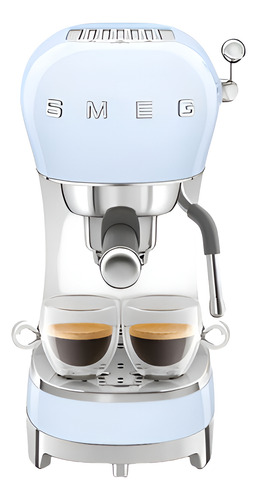 Smeg Brasil, Máquina De Café Manual, Azul, 220v,