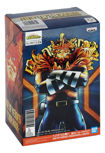 Endeavor My Hero Academia Age Of Heroes Banpresto