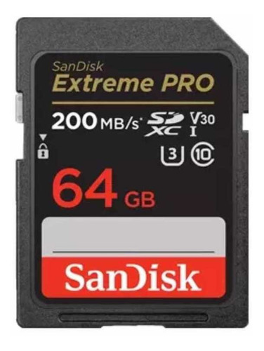 Tarjeta De Memoria Sandisk  Extreme Pro 64gb 170mb/90mb
