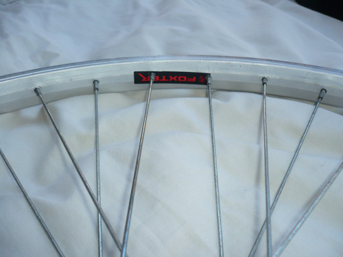 Llanta Rodado 26 Bicicleta Foxter Con Centro Slp Sin Eje Gris (Usado)