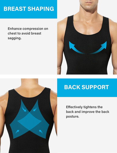 Camiseta Reductora Hombre, Faja Reductora Hombre, Faja