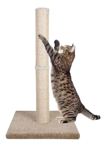 Poste Rascador Para Gatos, Poste De Cuerda De Sisal Natural