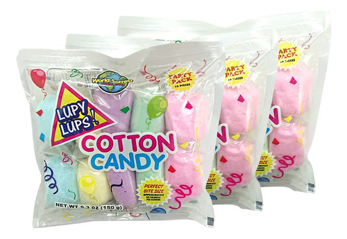 Lupy Lups - Bolsas De Algodon De Azucar, Sabores Surtidos, P