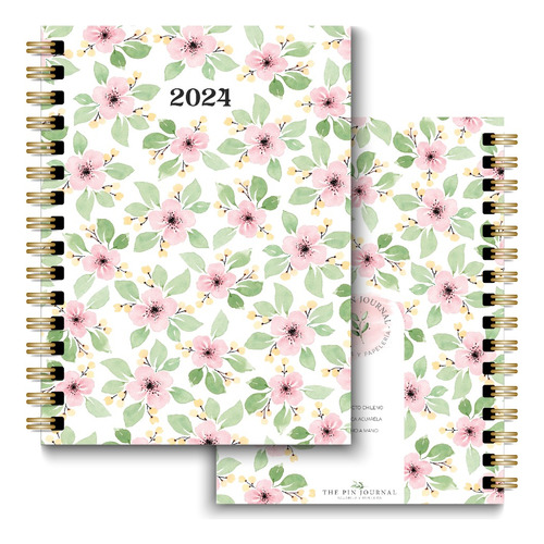 Planner 2024 Nature B5 Vista Semanal Horizontal + Stickers