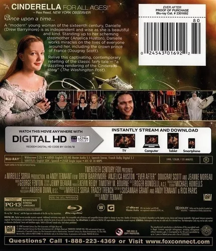 Por Siempre Una Historia De Cenicienta Pelicula Blu-ray