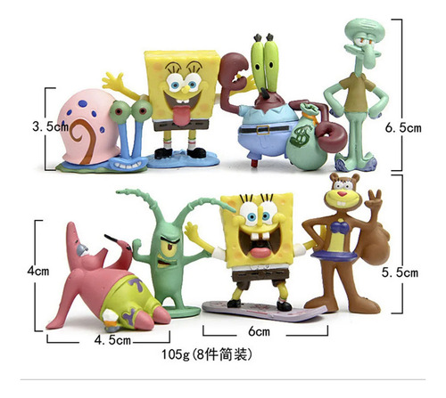 Juego De 8 Modelos De Juguetes De La Colección De Figuras De