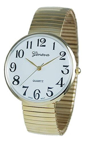 Rosemarie Collections Reloj De Banda Elástica Geneva Grande 