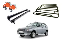 Comprar Barras Porta Equipaje Fiat Uno Fire 4\u002F5p + Parrilla + Cintas