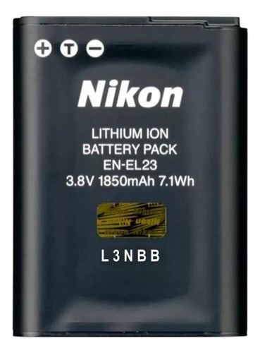 Bateria Nikon En-el23 Original Y Pack Con Otra Alternativa.