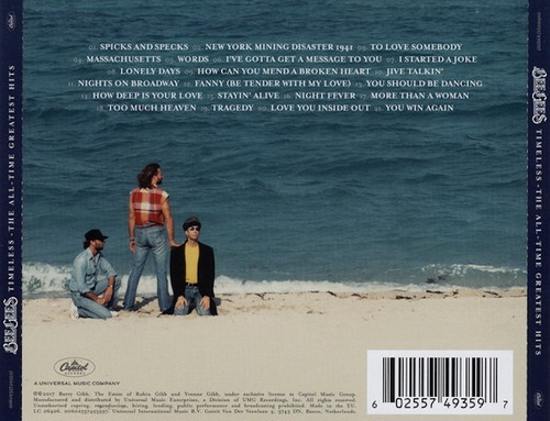 Bee Gees Timeless The All-time Greatest Hits Cd Importado