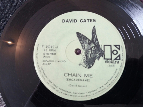 Vinilo Single De David Gates Chain Me (v36