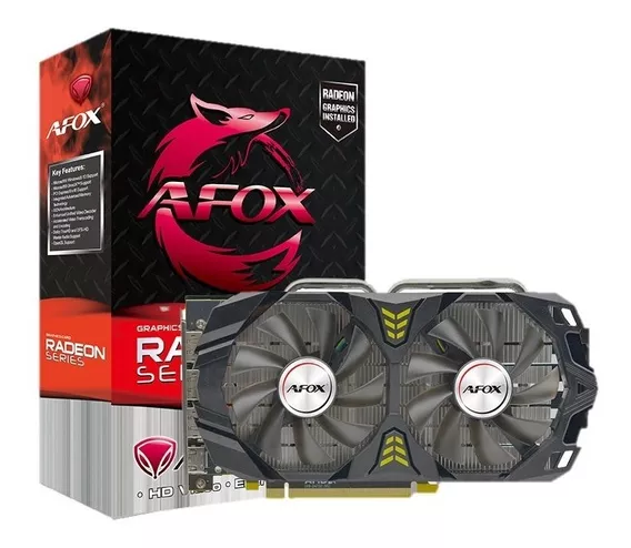 Placa De Video Afox Radeon Rx 580 2048sp Gddr5 8gb 256bits