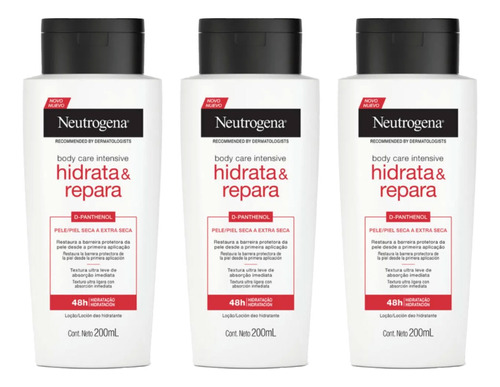 Pack Crema Corporal Neutrógena Hidrata & Repara 200 Ml