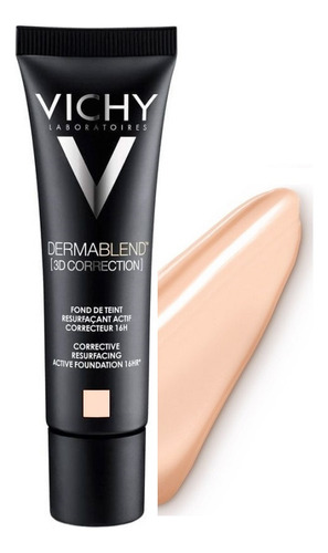 Dermablend Vichy 3d Correction - Maquillaje Corrector Fluido Unificador Alisador Pieles Grasas - Spf 25 -  30ml